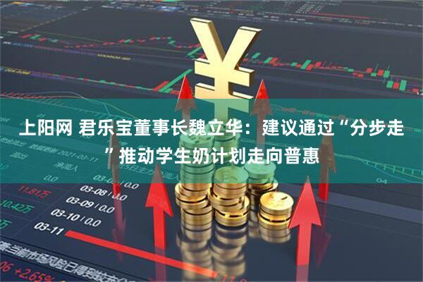 上阳网 君乐宝董事长魏立华：建议通过“分步走”推动学生奶计划走向普惠